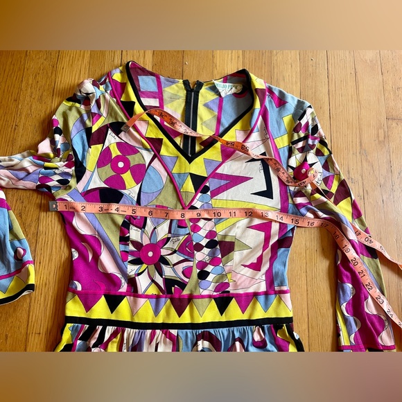 60s Vintage Pucci Silk Midi Dress - Picture 7 of 13